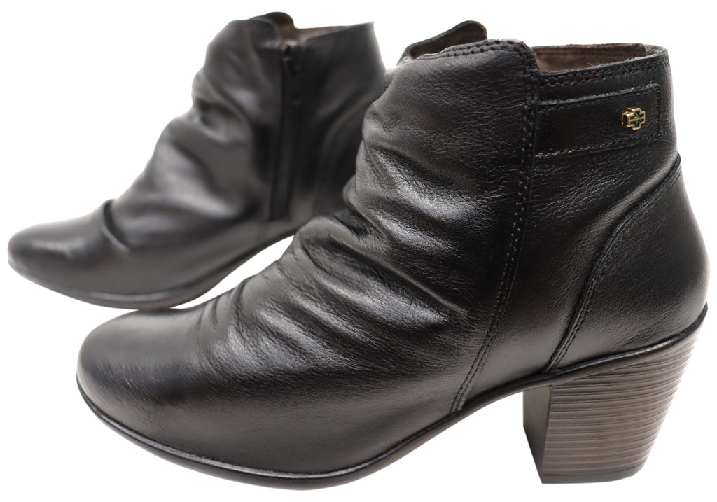 Brooke Womens Comfortable Leather Ankle Boots Made In Brazil