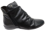 Linda Womens Comfortable Leather Ankle Boots Made In Brazil