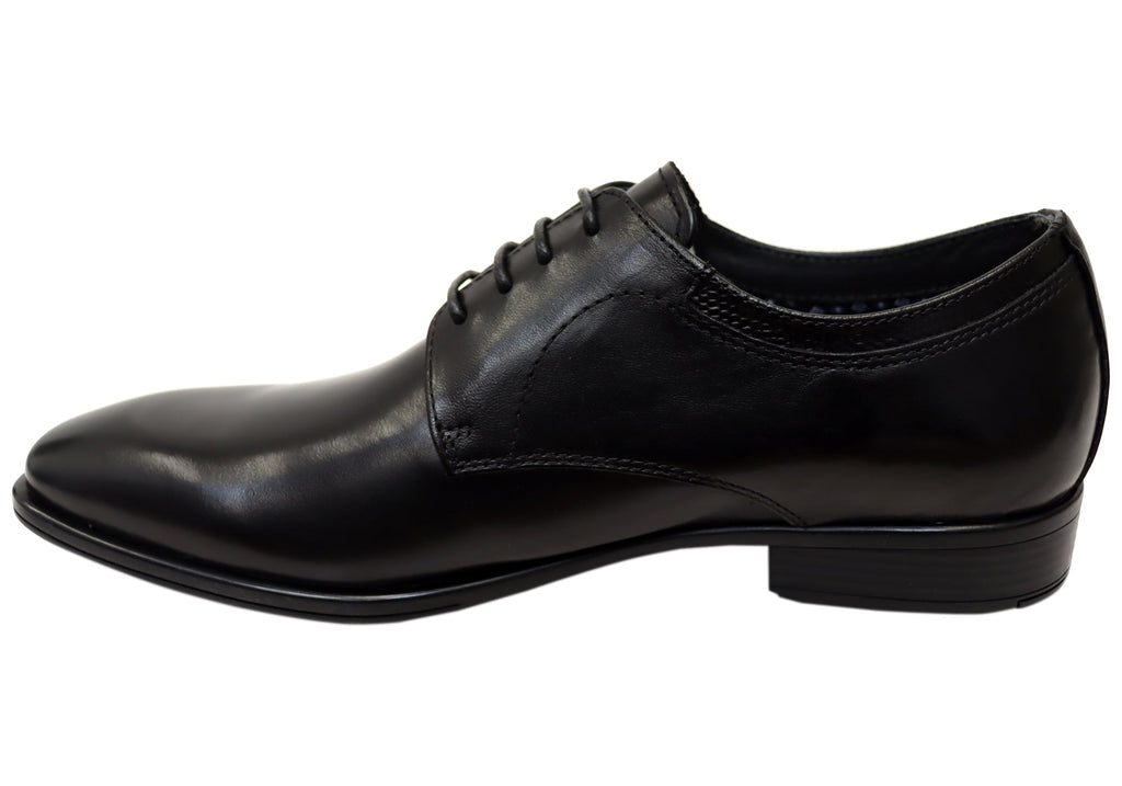 Power Mens Comfortable Leather Lace Up Dress Shoes