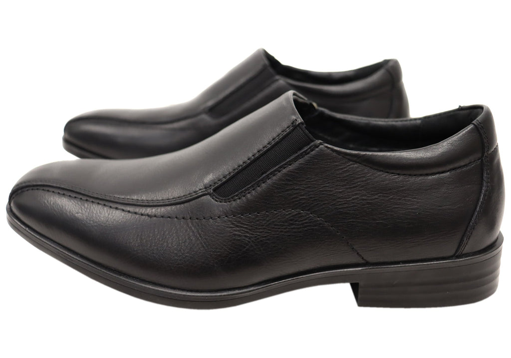 Volido RO Mens Leather Comfortable Slip On Dress Shoes