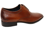 Power Mens Comfortable Leather Lace Up Dress Shoes