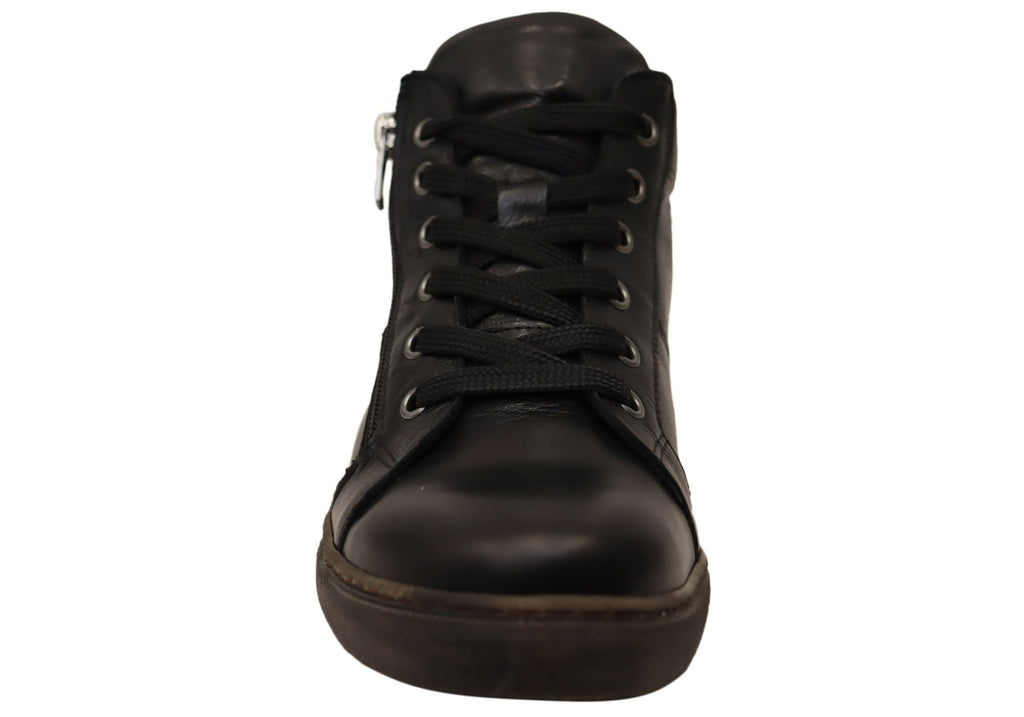 EG1570 Womens Flat Leather European Ankle Boots