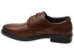 Haddin Mens Comfortable Leather Lace Up Dress Shoes