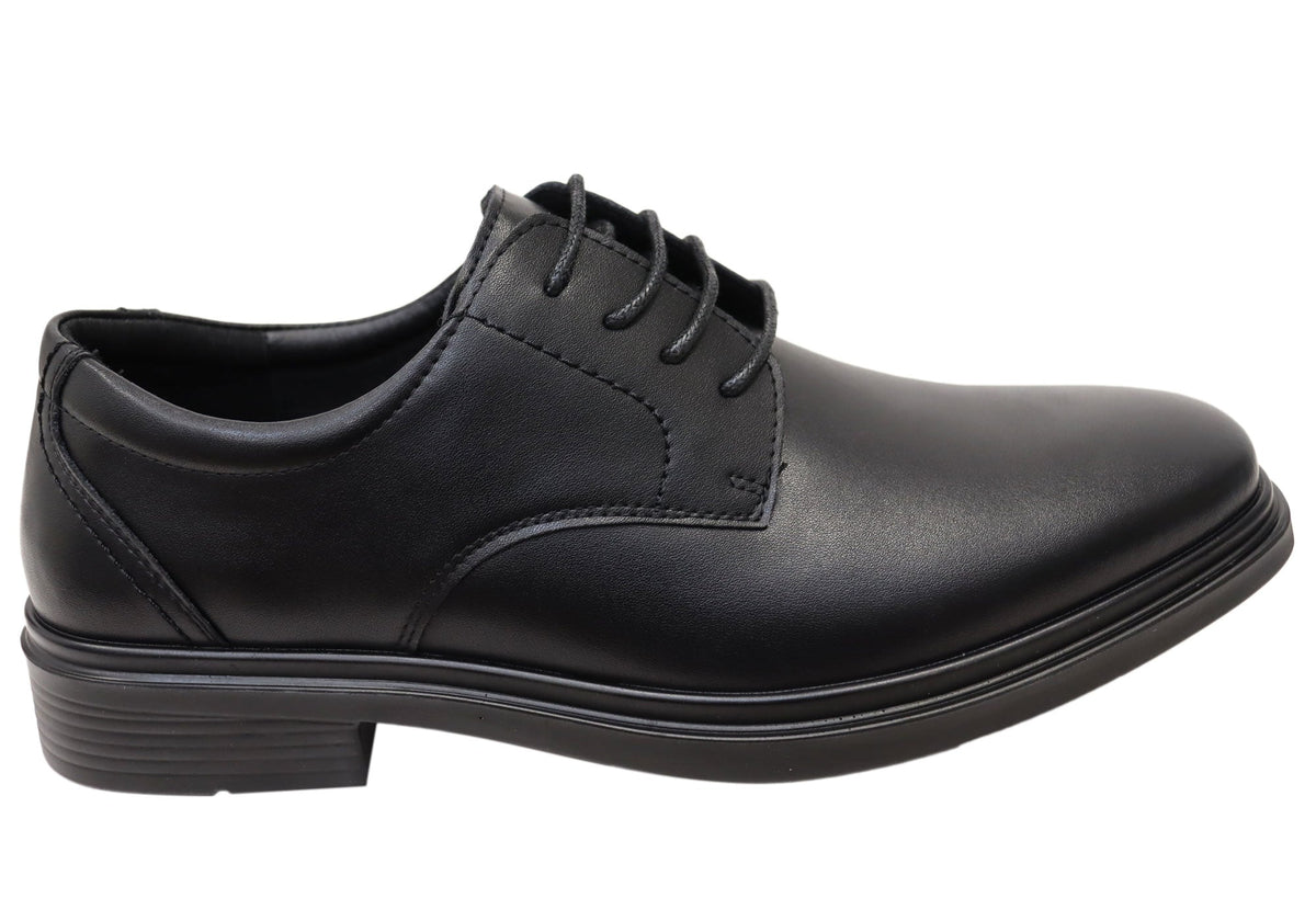 Haddin Mens Comfortable Leather Lace Up Dress Shoes