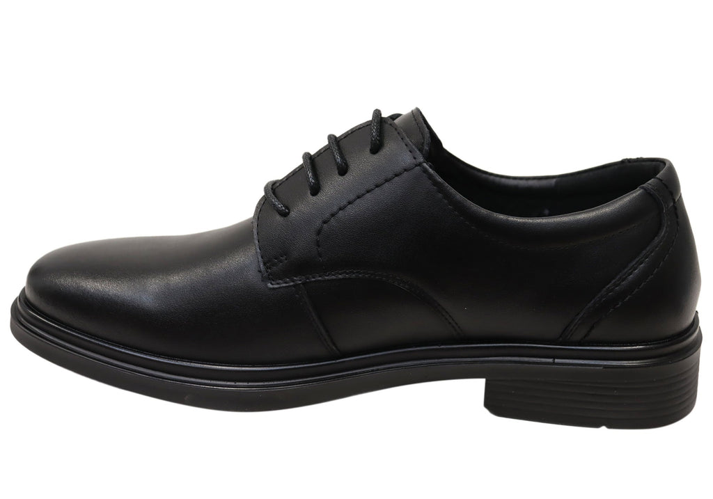 Haddin Mens Comfortable Leather Lace Up Dress Shoes
