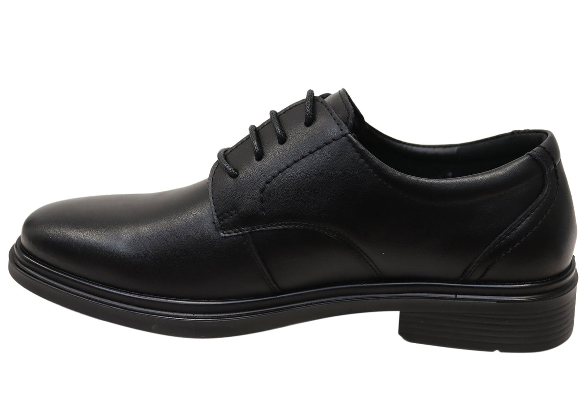 Haddin Mens Comfortable Leather Lace Up Dress Shoes