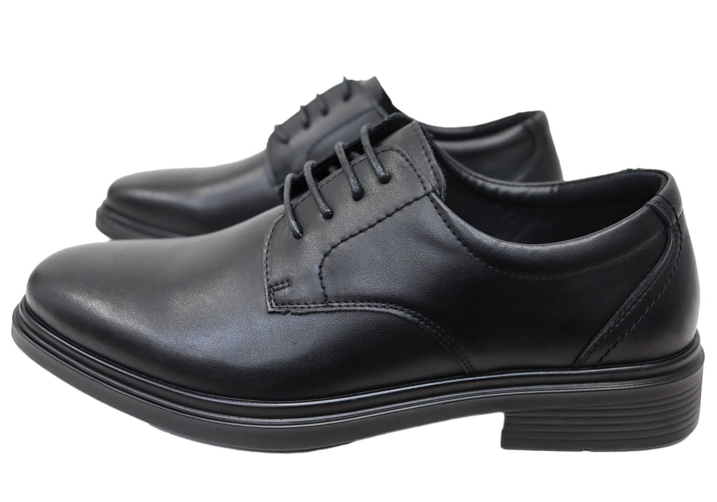 Haddin Mens Comfortable Leather Lace Up Dress Shoes