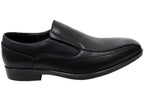 Mens Russell Leather Comfortable Slip On Dress Shoes