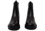 Andikar Womens Wide Fit Comfortable Leather Ankle Boots