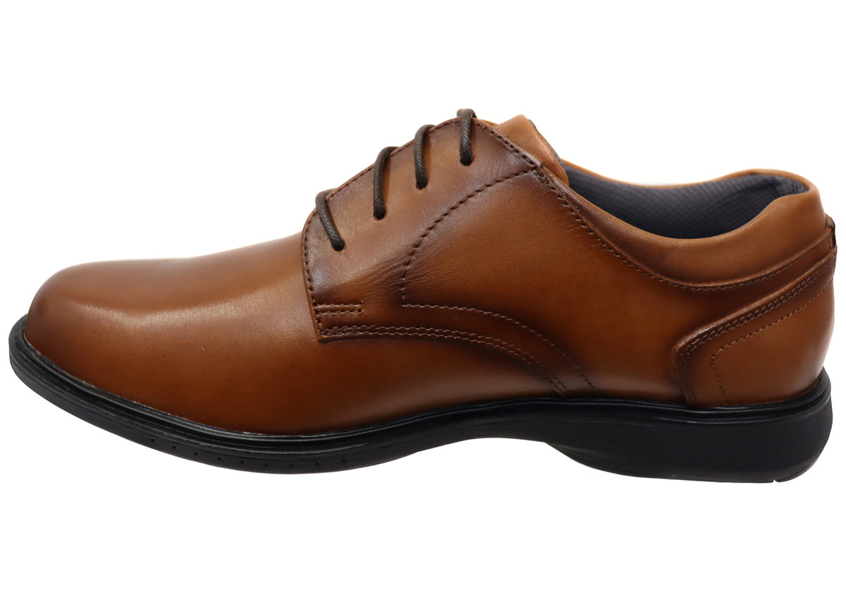 Mens Kore Pro Plain EE Extra Wide Leather Shoes