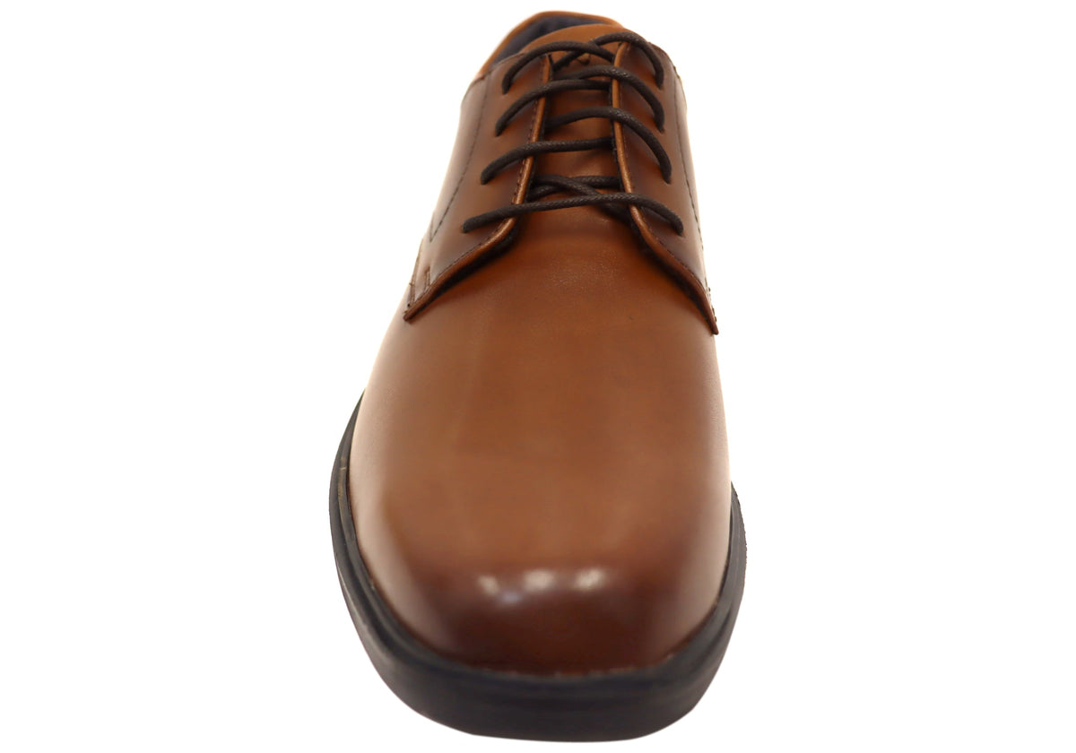 Mens Kore Pro Plain EE Extra Wide Leather Shoes