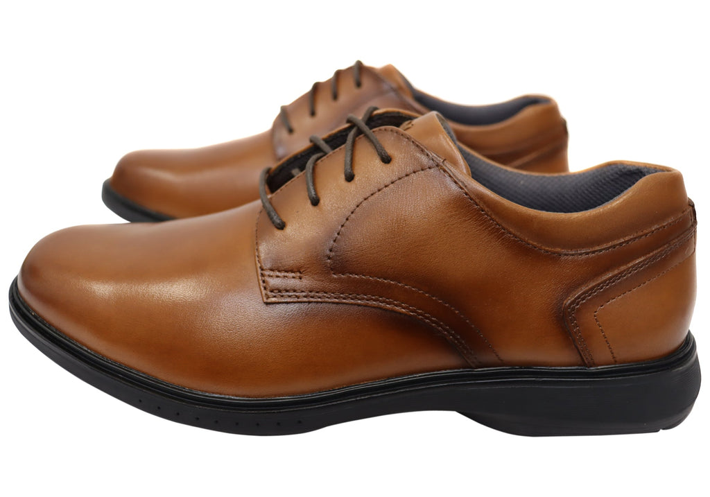 Mens Kore Pro Plain EE Extra Wide Leather Shoes