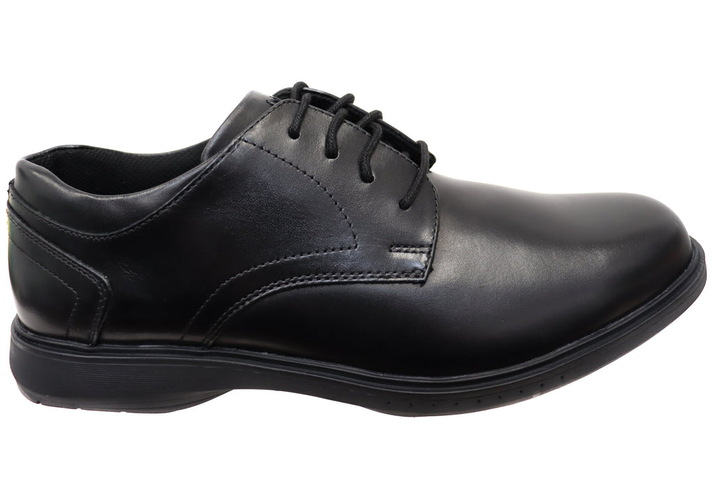 Mens Kore Pro Plain EE Extra Wide Leather Shoes