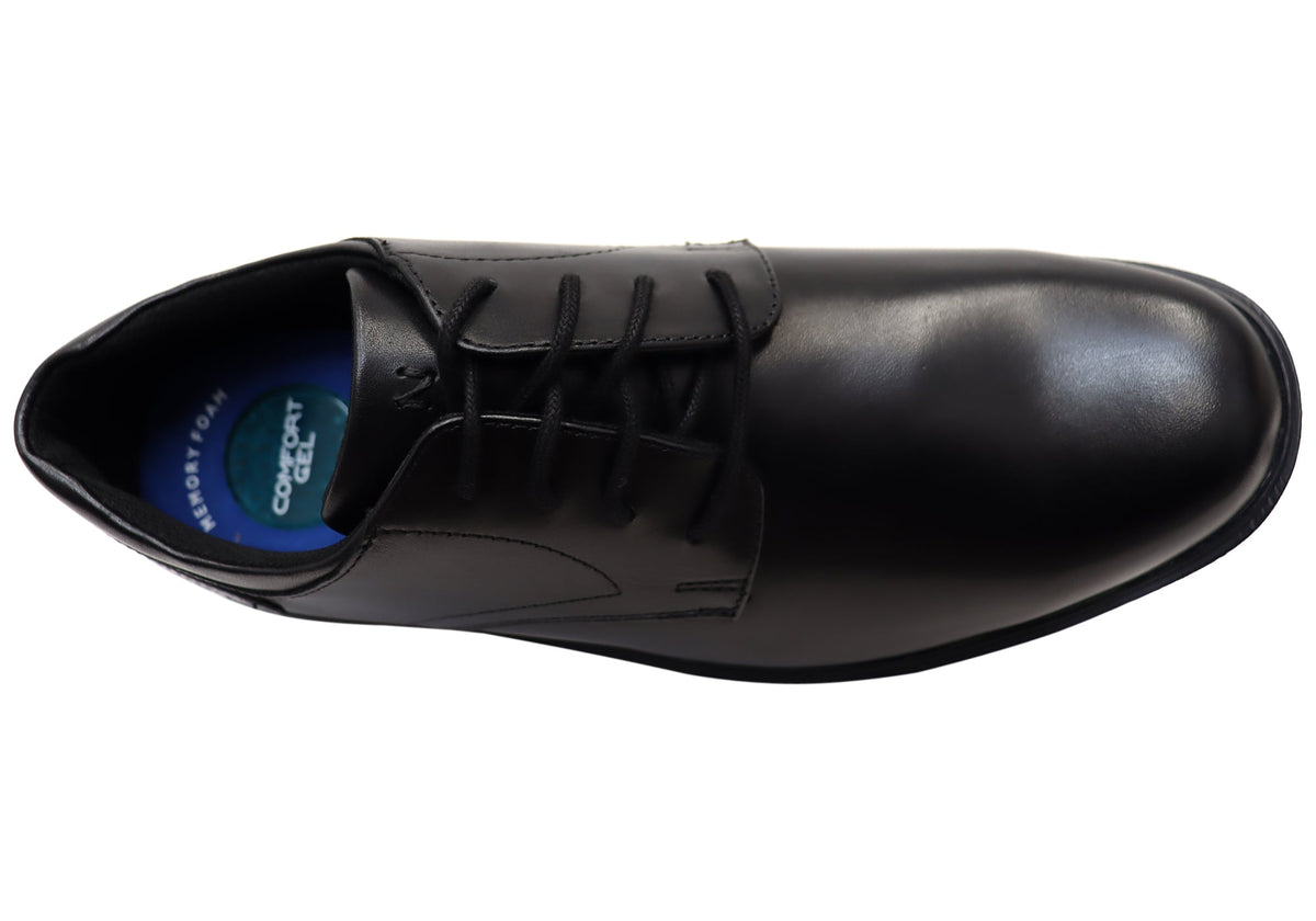 Mens Kore Pro Plain EE Extra Wide Leather Shoes