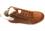 Alteri Womens Wide Fit Comfortable Leather Ankle Boots