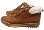Alteri Womens Wide Fit Comfortable Leather Ankle Boots