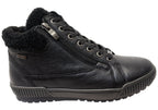 Alteri Womens Wide Fit Comfortable Leather Ankle Boots