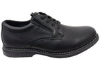 Mens Otto Plain EE Extra Wide Leather Shoes