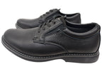 Mens Otto Plain EE Extra Wide Leather Shoes