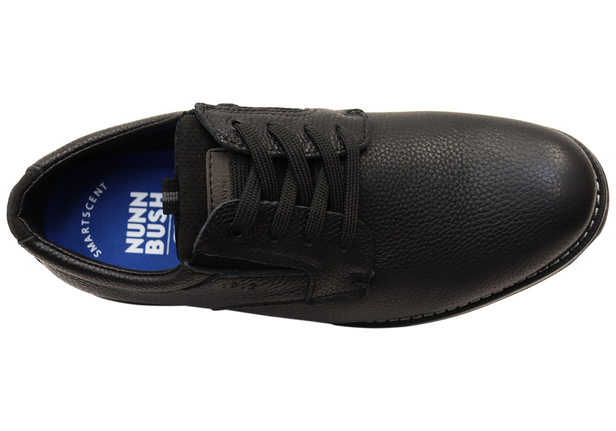 Mens Otto Plain EE Extra Wide Leather Shoes