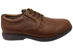 Mens Otto Plain EE Extra Wide Leather Shoes