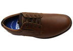 Mens Otto Plain EE Extra Wide Leather Shoes