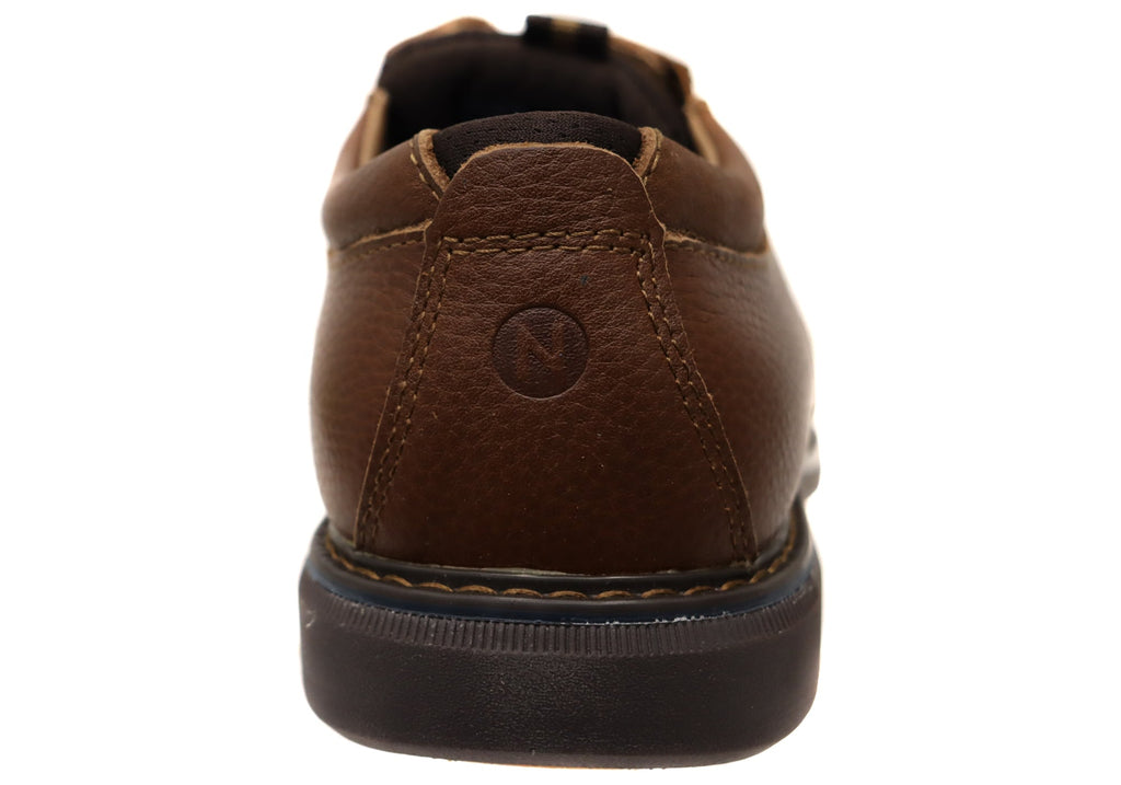 Mens Otto Plain EE Extra Wide Leather Shoes