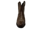 Edwina Womens Leather Western Cowboy Ankle Boots