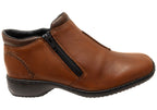 L3882 Womens Comfortable Leather Ankle Boots