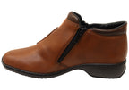L3882 Womens Comfortable Leather Ankle Boots