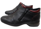 L3882 Womens Comfortable Leather Ankle Boots