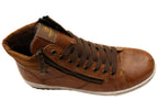D0772 Womens Comfortable Leather Ankle Boots
