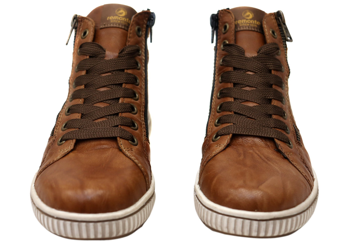 D0772 Womens Comfortable Leather Ankle Boots