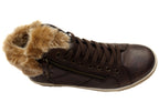D0780-25 Womens Comfortable Leather Ankle Boots