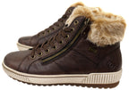D0780-25 Womens Comfortable Leather Ankle Boots
