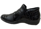 R7674 Womens Comfortable Leather Ankle Boots