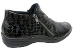 R7674 Womens Comfortable Leather Ankle Boots