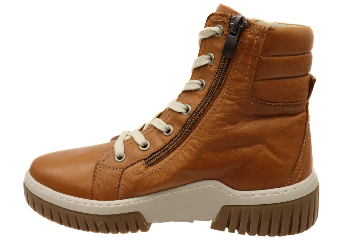 Petra Womens European Comfortable Leather Boots