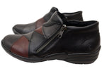 R7674 Womens Comfortable Leather Ankle Boots