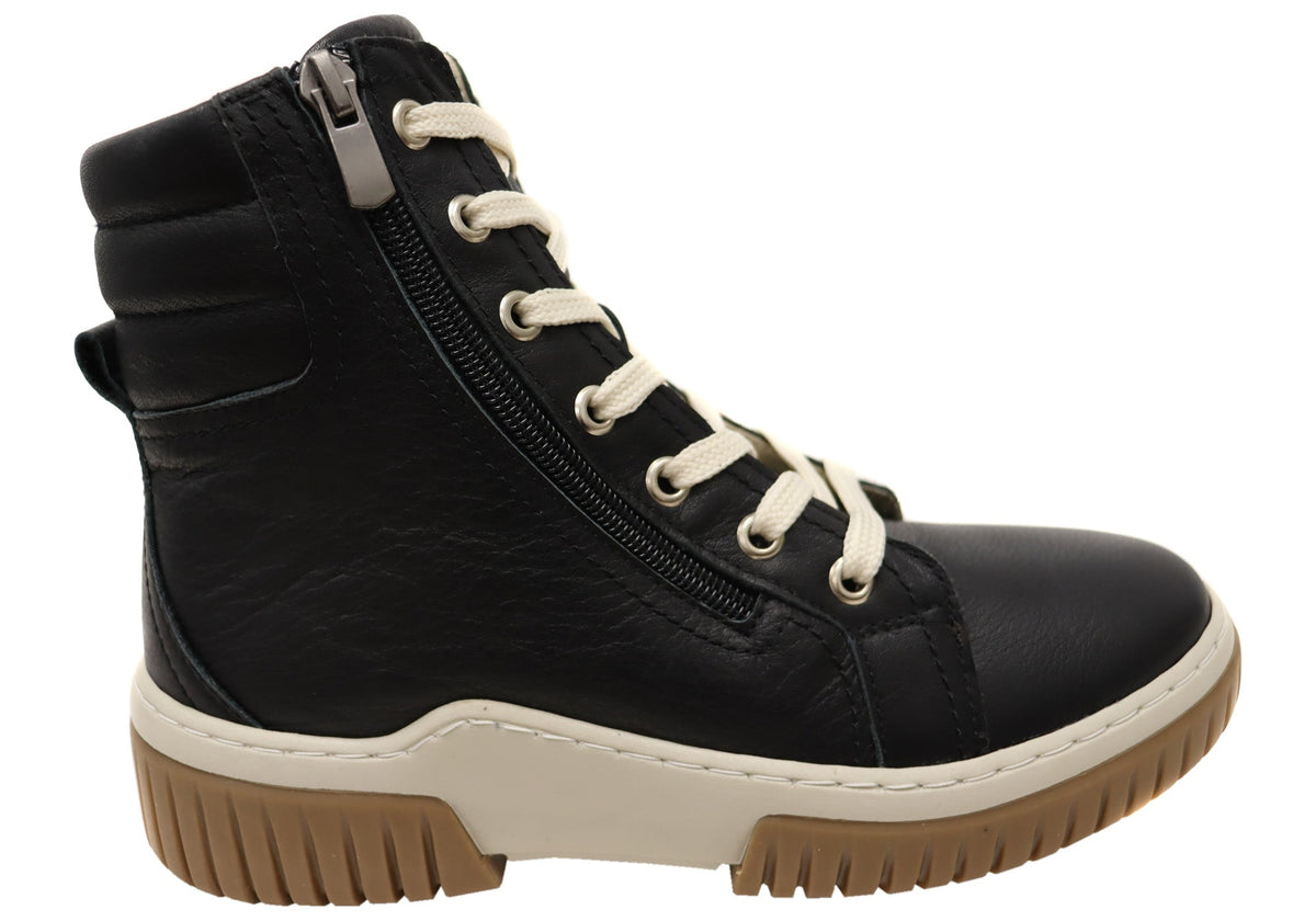 Petra Womens European Comfortable Leather Boots