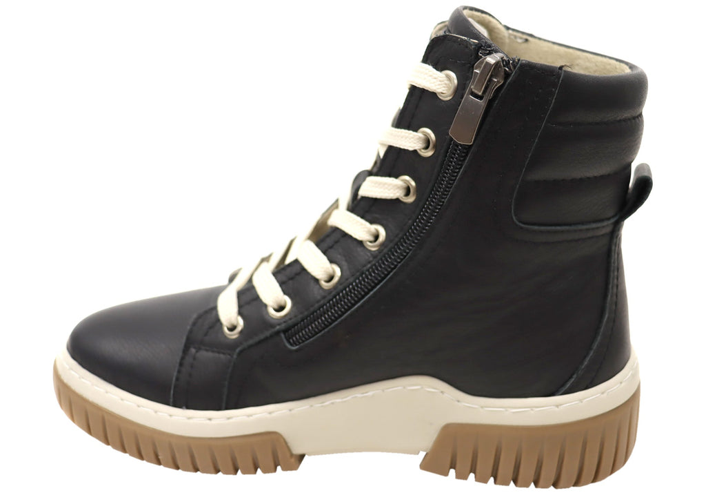 Petra Womens European Comfortable Leather Boots