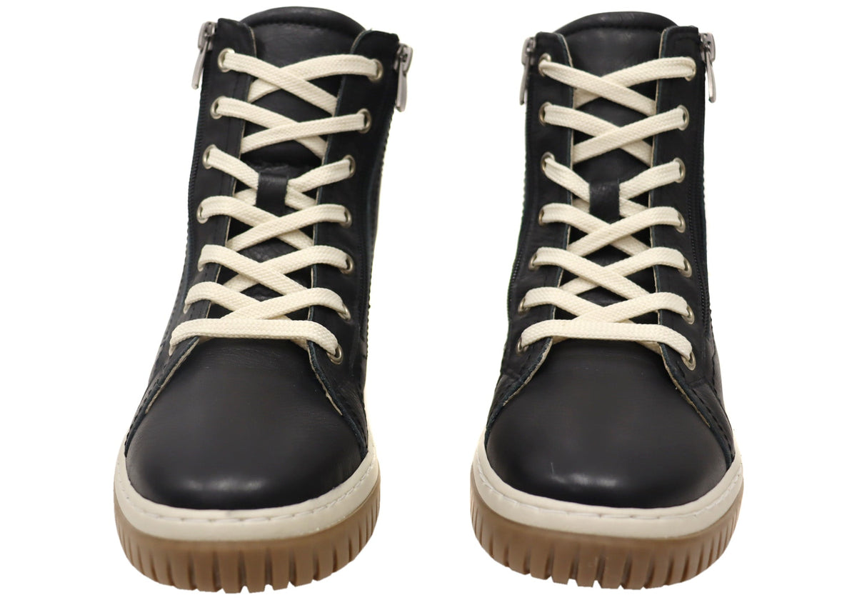 Petra Womens European Comfortable Leather Boots