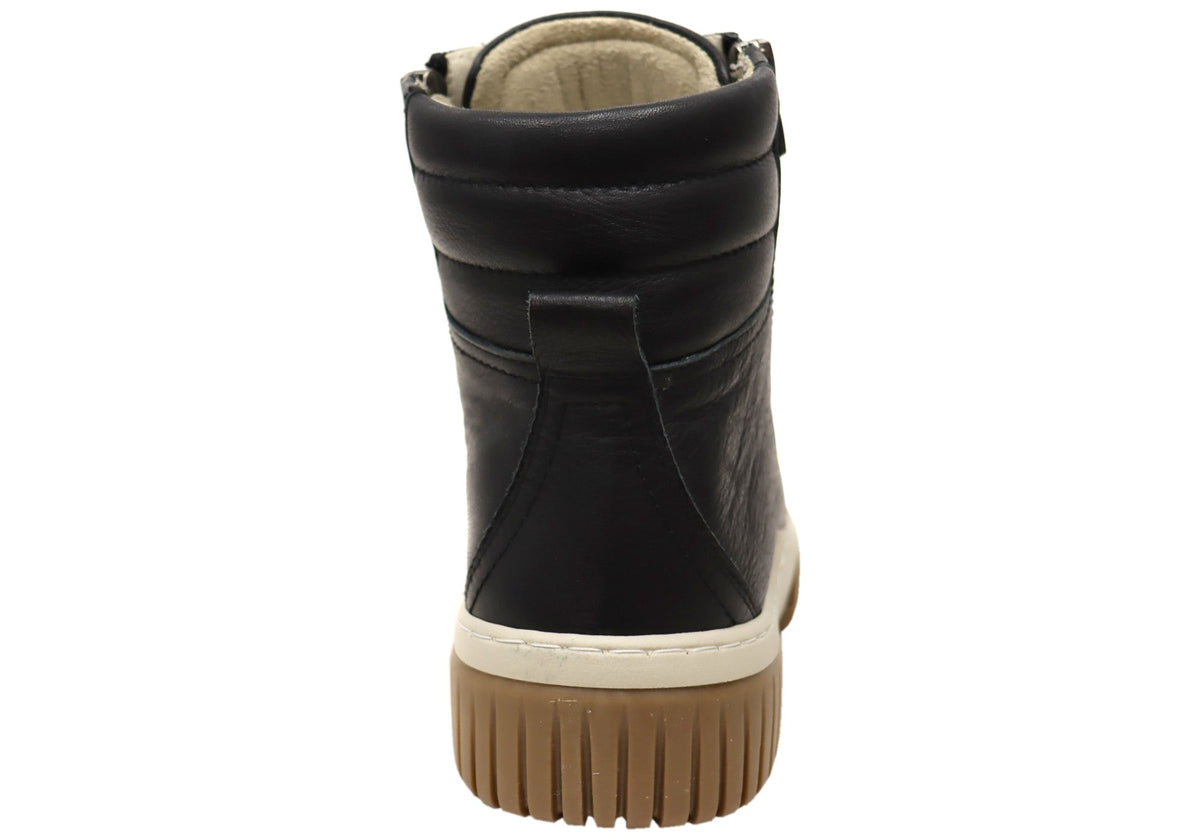 Petra Womens European Comfortable Leather Boots