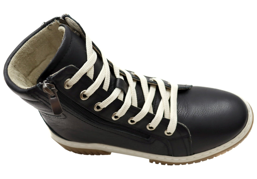 Petra Womens European Comfortable Leather Boots
