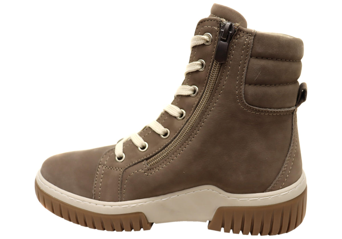Petra Womens European Comfortable Leather Boots