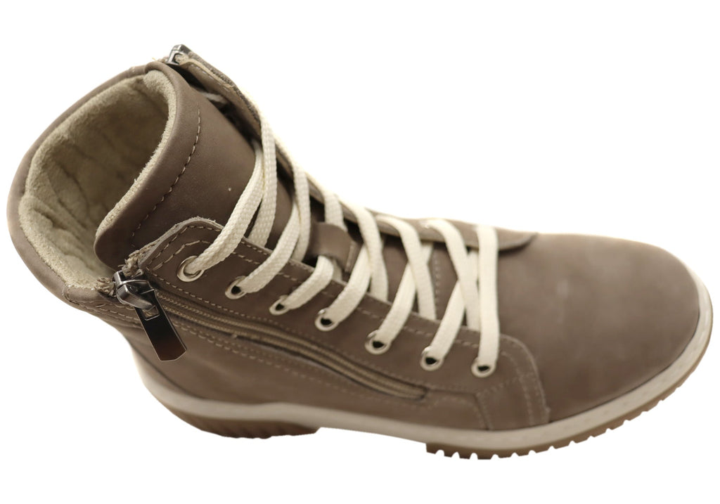 Petra Womens European Comfortable Leather Boots