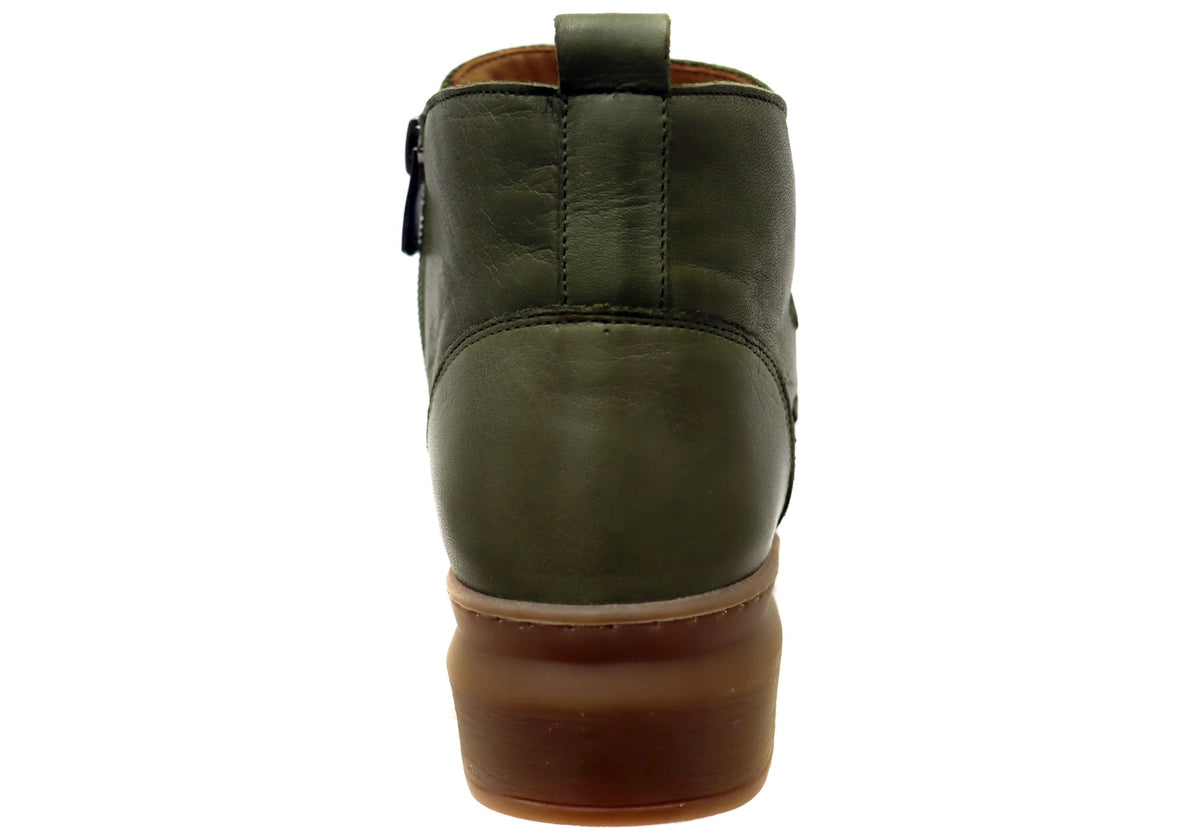 Perry Womens European Comfortable Leather Boots