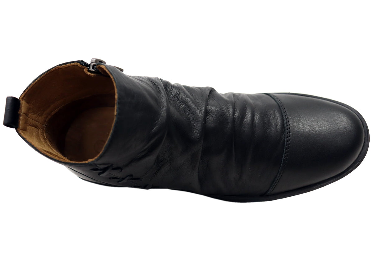 Perry Womens European Comfortable Leather Boots