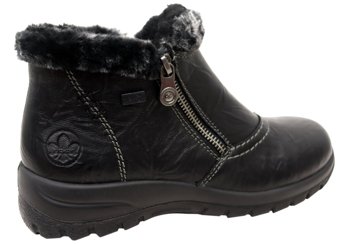 L7172-00 Womens Comfortable Leather Ankle Boots