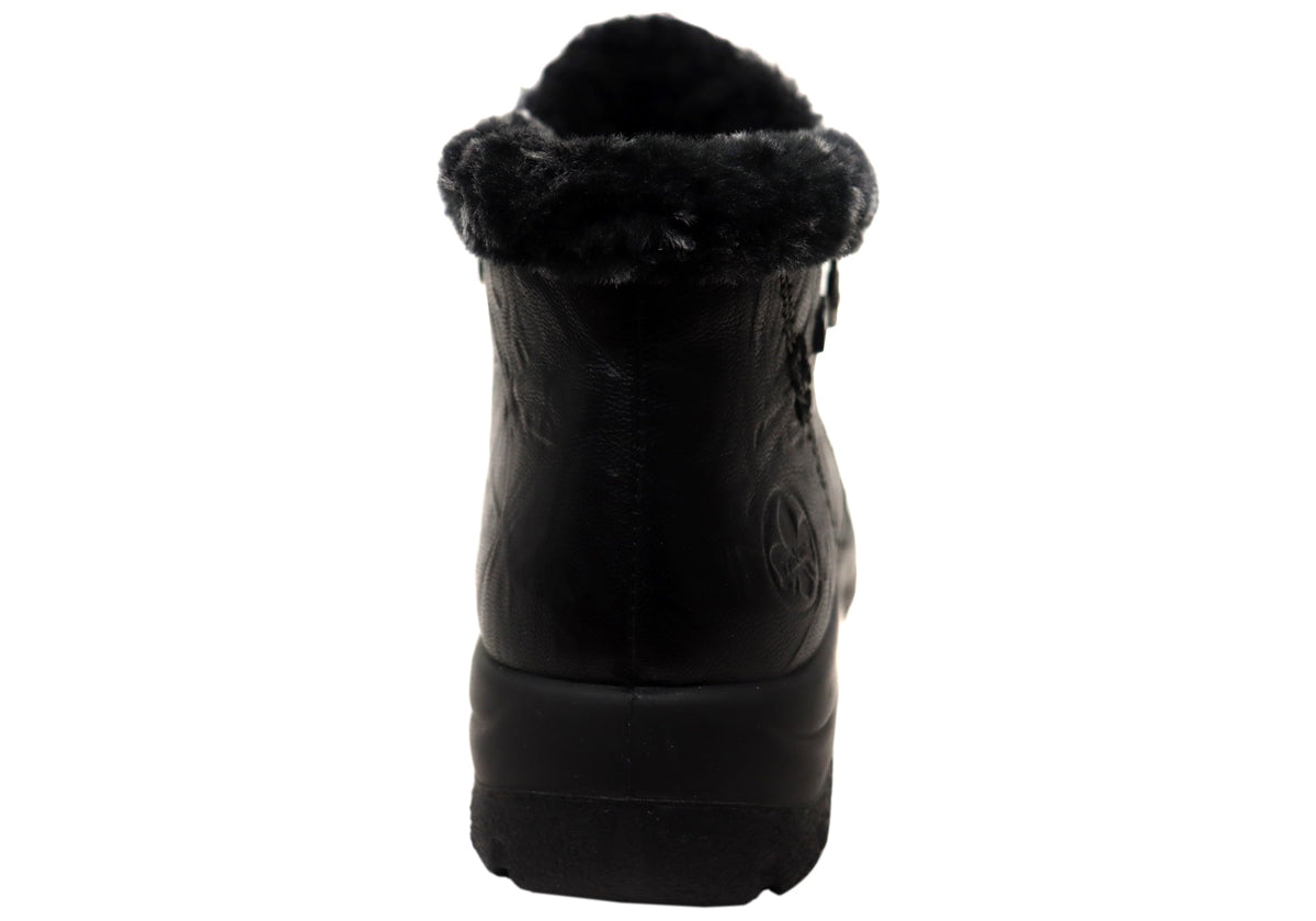 L7172-00 Womens Comfortable Leather Ankle Boots